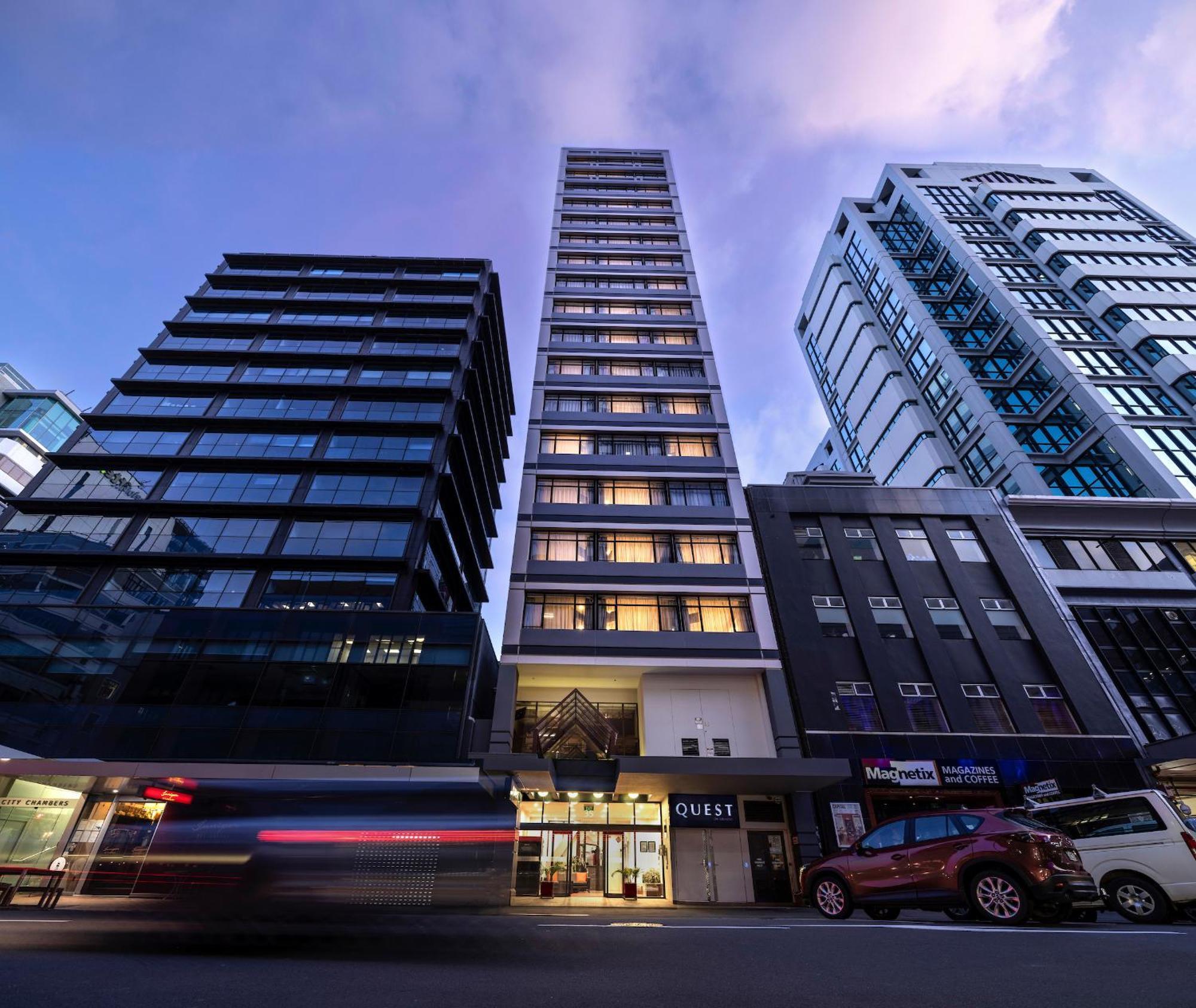 Quest On Johnston Serviced Apartments Wellington Exterior foto